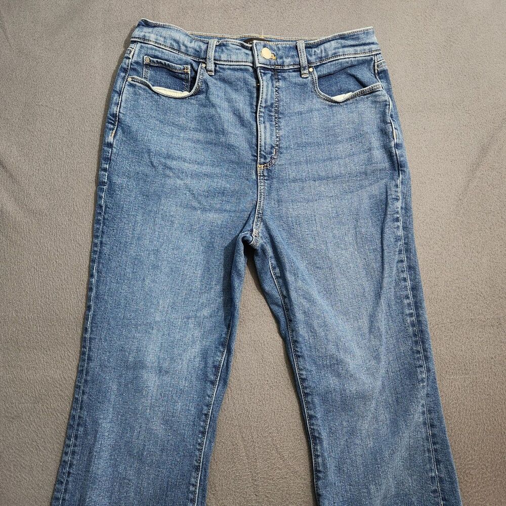 Ann Taylor Women 8P High Rise Flare Jeans - Picture 3 of 12